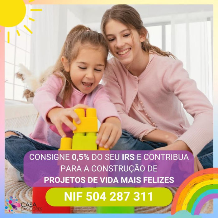 Ajudar a Casa das Cores - Campanha IRS - NIF 