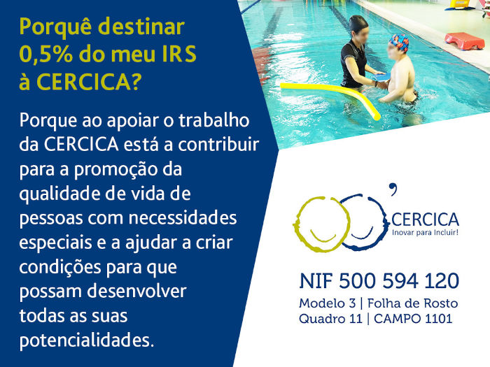 Ajudar a CERCICA Campanha IRS - NIF