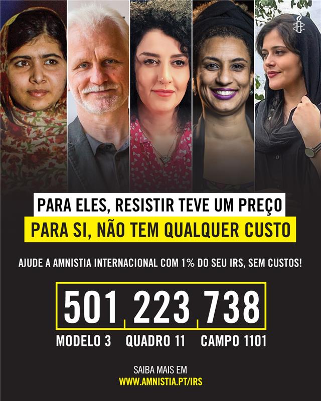 Amnistia Internacional Portugal - Campanha IRS