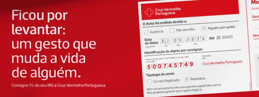 Ajudar Cruz Vermelha Portuguesa - Campanha IRS