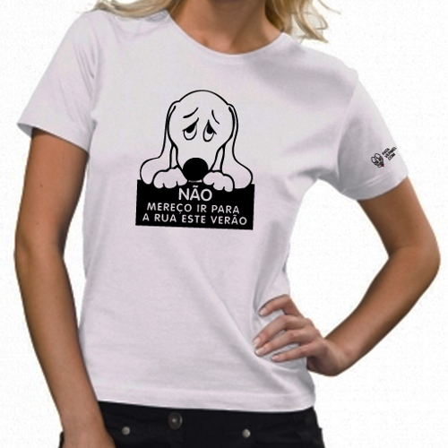 Compra Solidária Têxteis T Shirt Senhora Modelo Não Mereçocão
